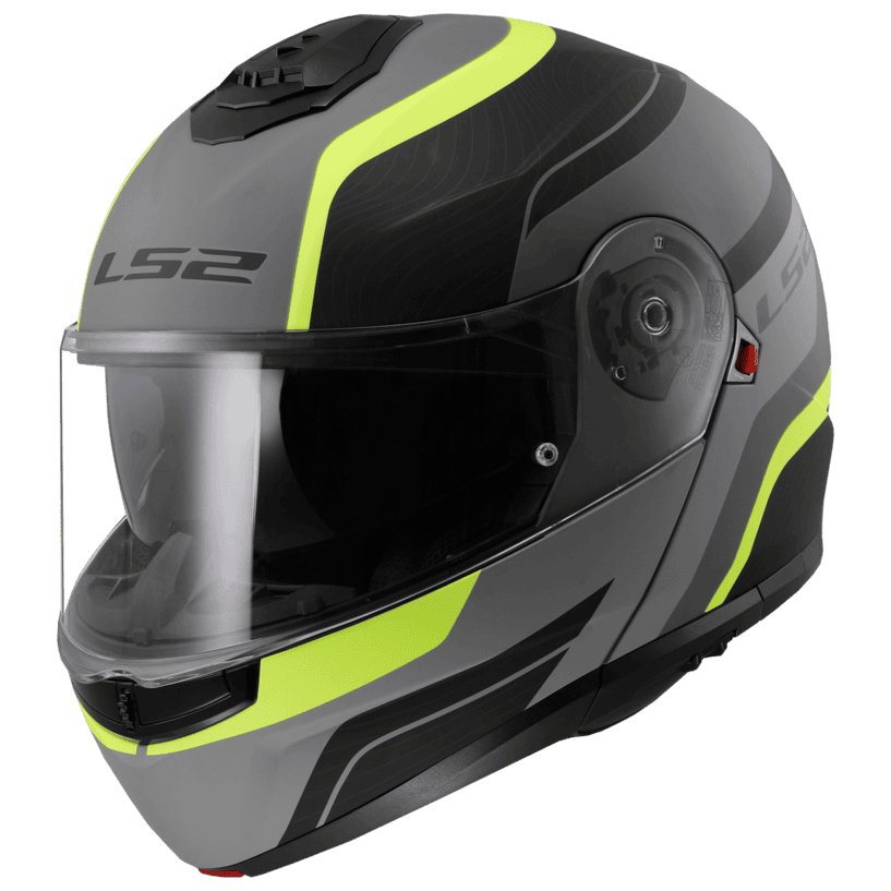 Casco LS2 908 Strobe Monza Gris / Fluor / Mate