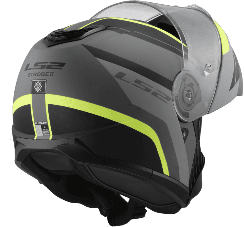 Casco LS2 908 Strobe Monza Gris / Fluor / Mate