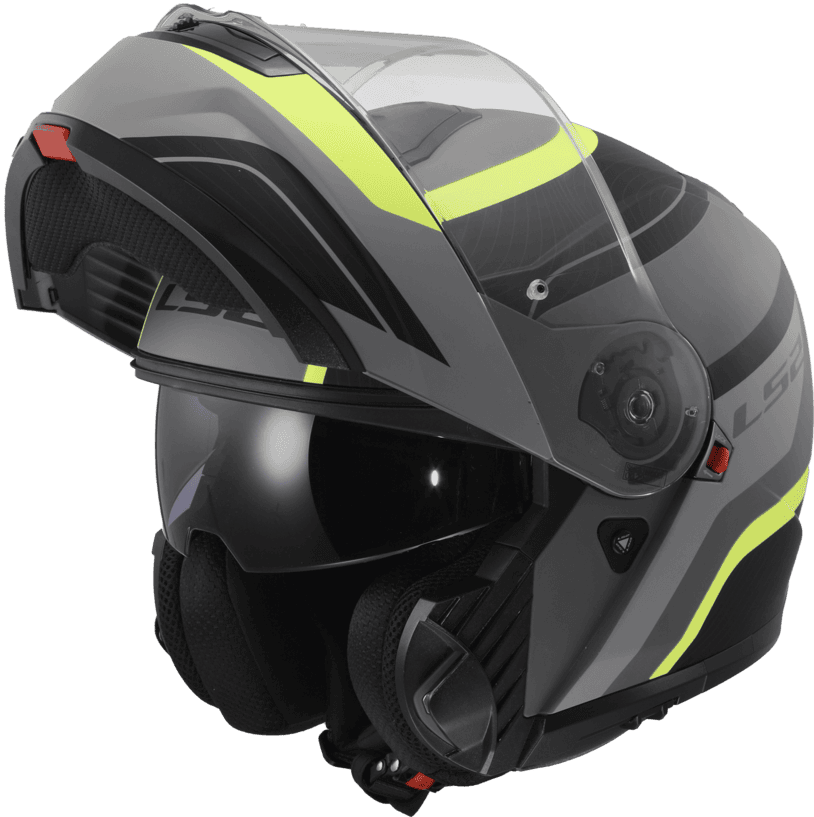 Casco LS2 908 Strobe Monza Gris / Fluor / Mate