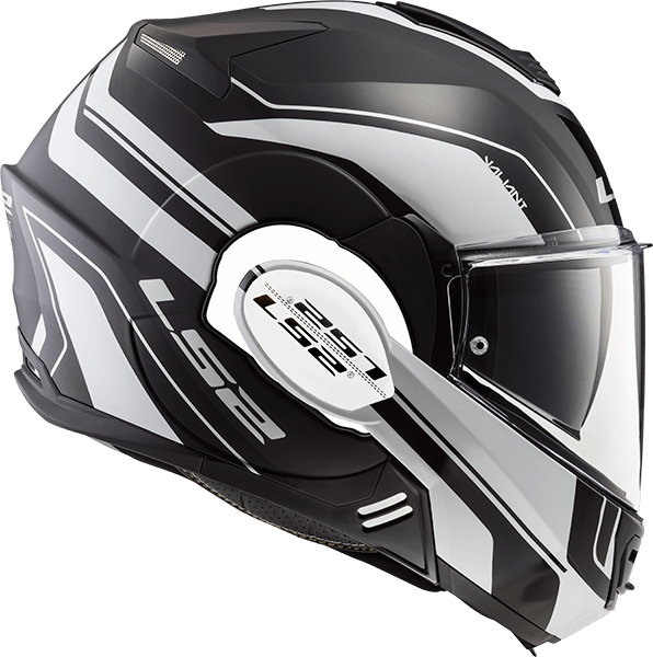 Casco LS2 399 Valiant Lumen Blanco / Negro / Brillo