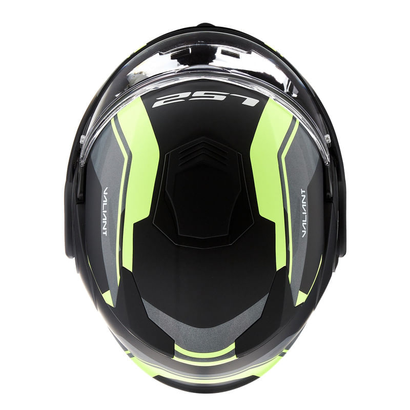Casco LS2 399 Valiant Line Amarillo / Negro / Mate