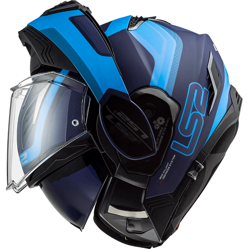 Casco LS2 900 Valiant II Orbit Azul / Mate