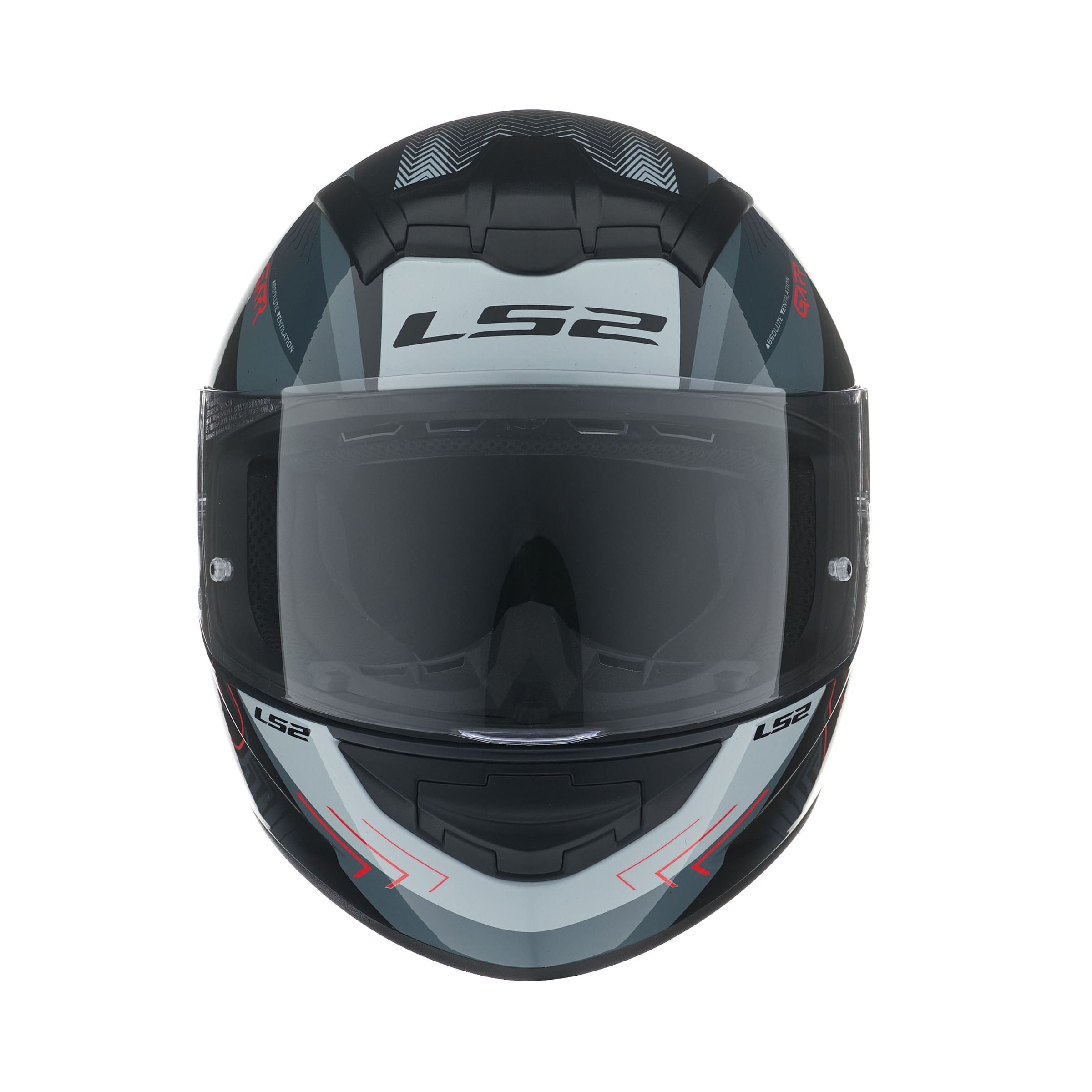 Casco LS2 352 Rookie Garr Negro / Rojo / Mate