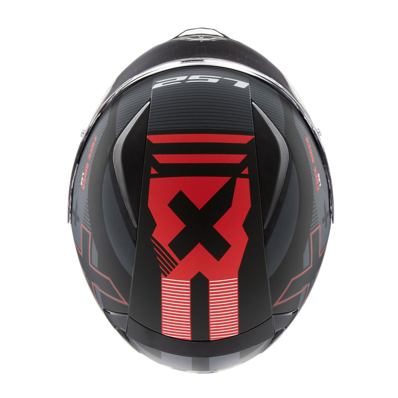 Casco LS2 353 Rapid X-Treet Negro / Rojo / Mate