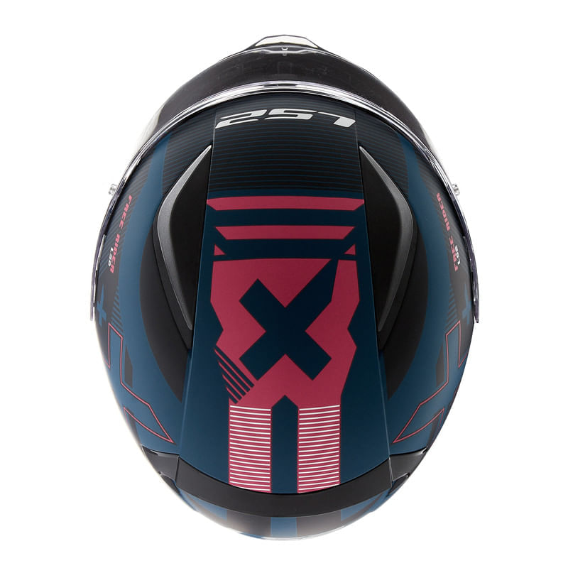 Casco LS2 353 Rapid X-Treet Azul / Rosa / Mate