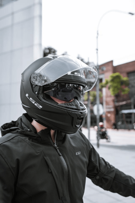 Casco LS2 320 Stream Solid Negro / Mate