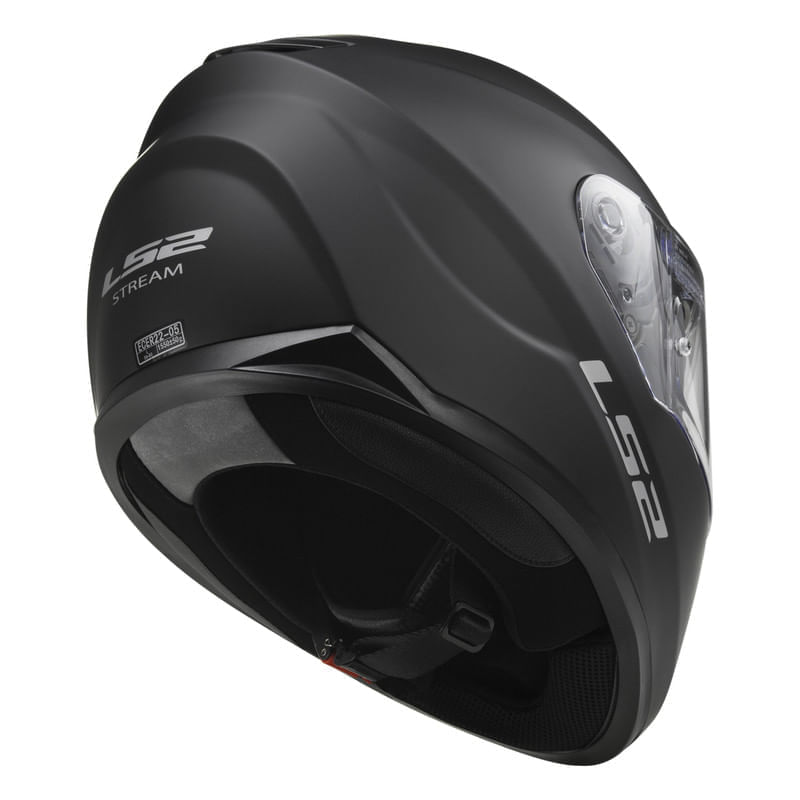 Casco LS2 320 Stream Solid Negro / Mate