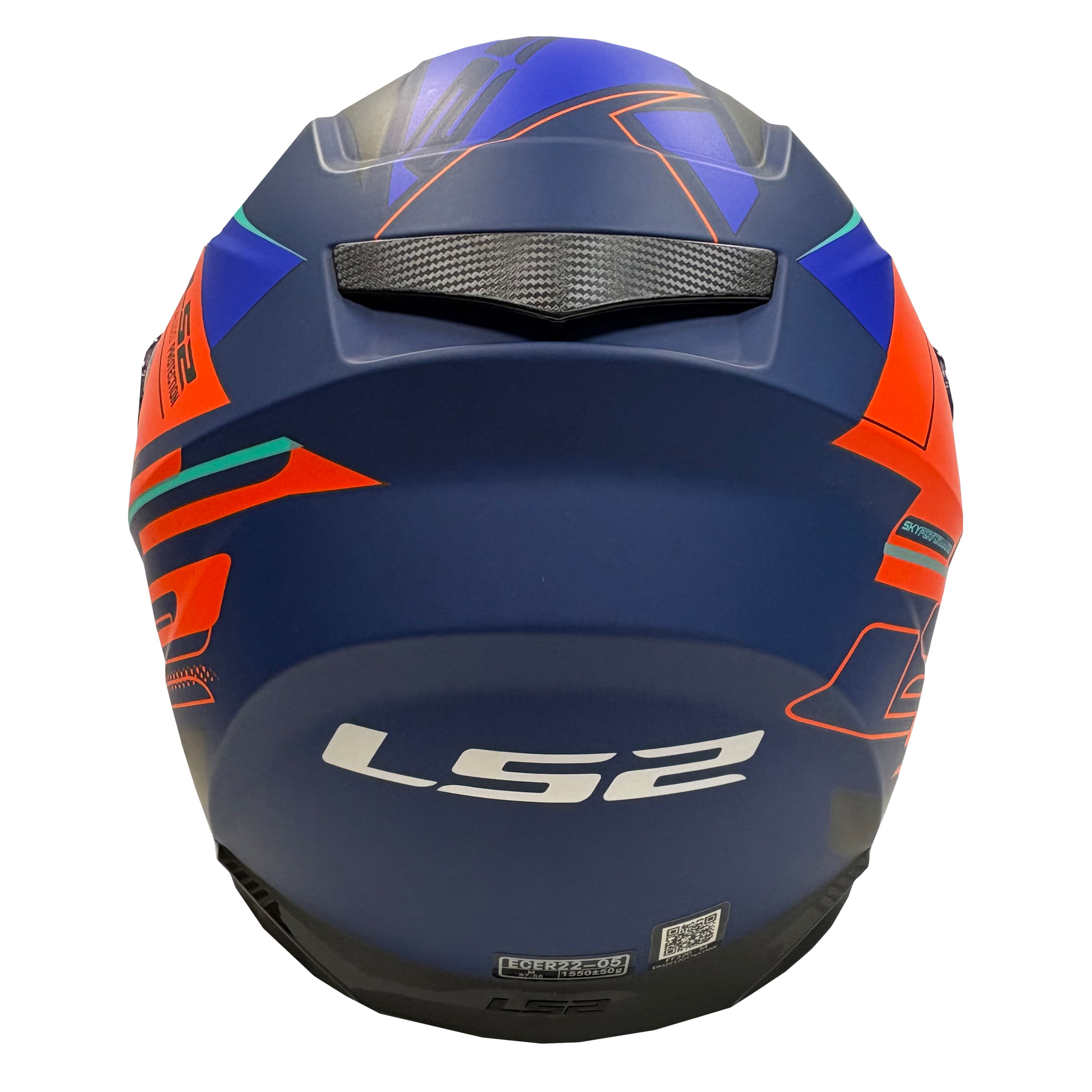 Casco LS2 320 Stream Ixel Azul / Naranja / Mate