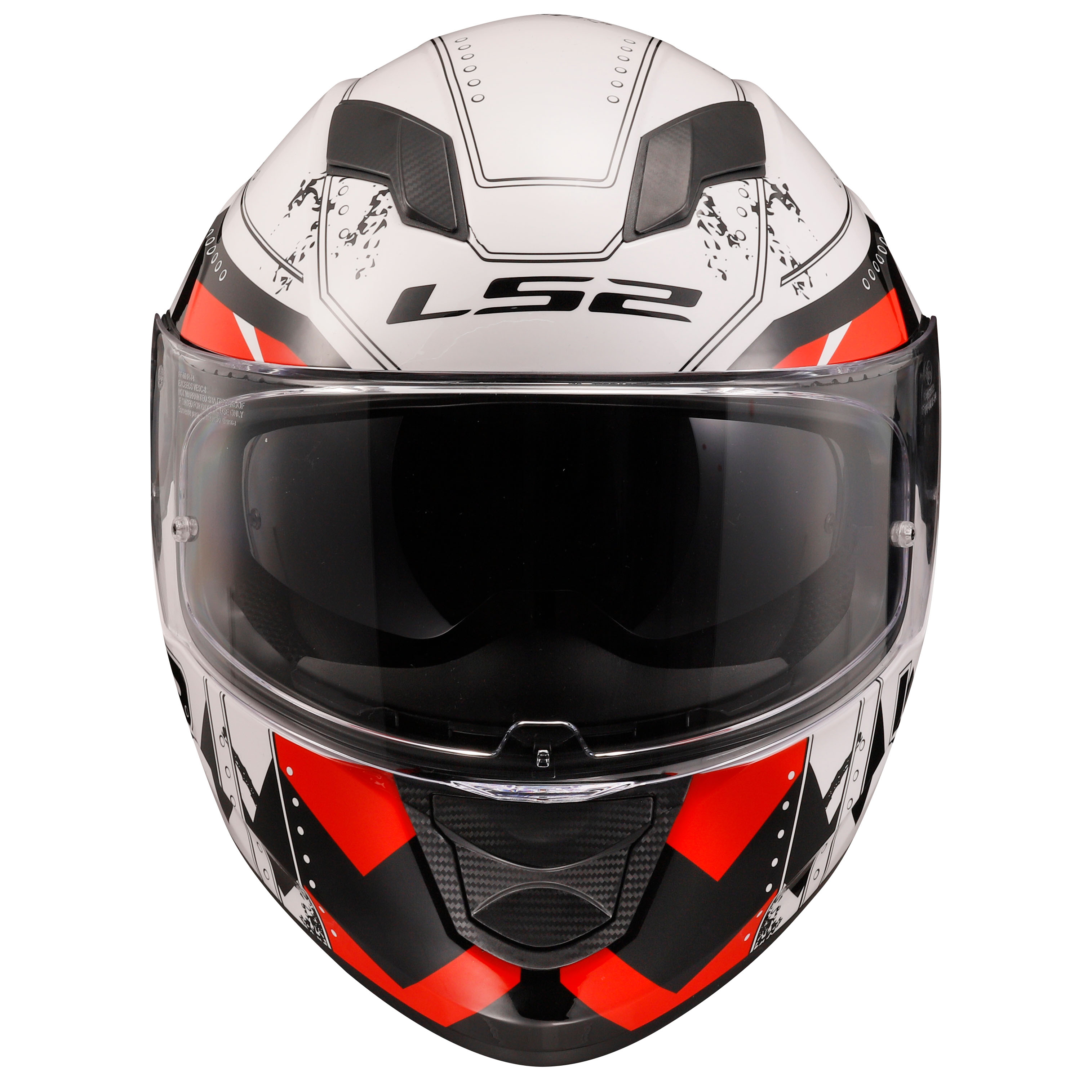 Casco LS2 320 Stream Evo Max Blanco / Rojo / Mate