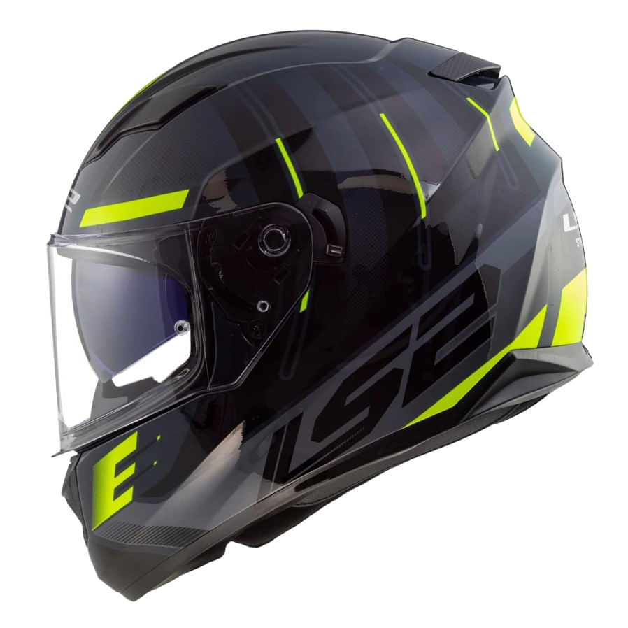 Casco LS2 320 Stream Evo Amarillo / Negro / Mate