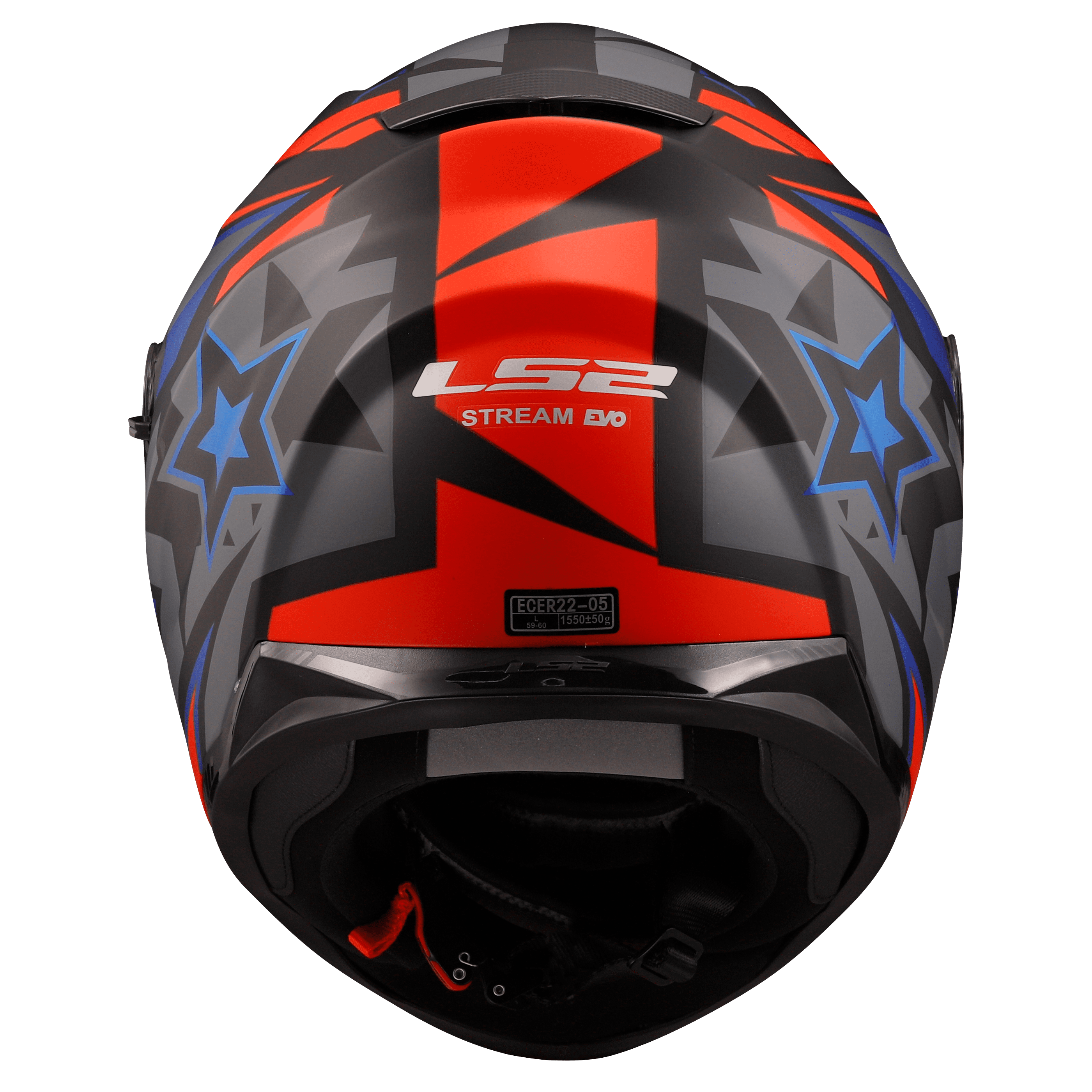 Casco LS2 320 Stream Evo Fast Rojo / Brillo