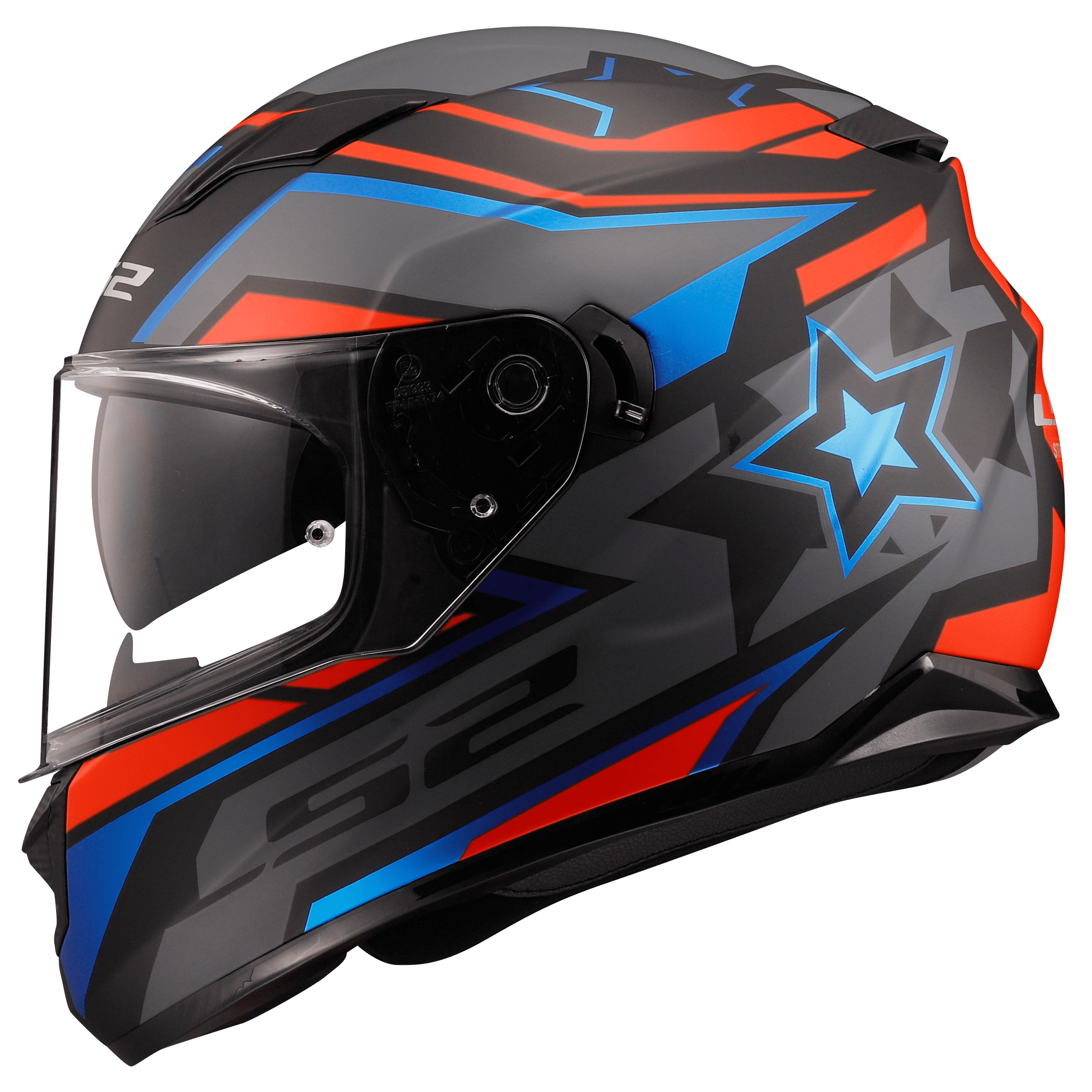 Casco LS2 320 Stream Evo Fast Rojo / Brillo