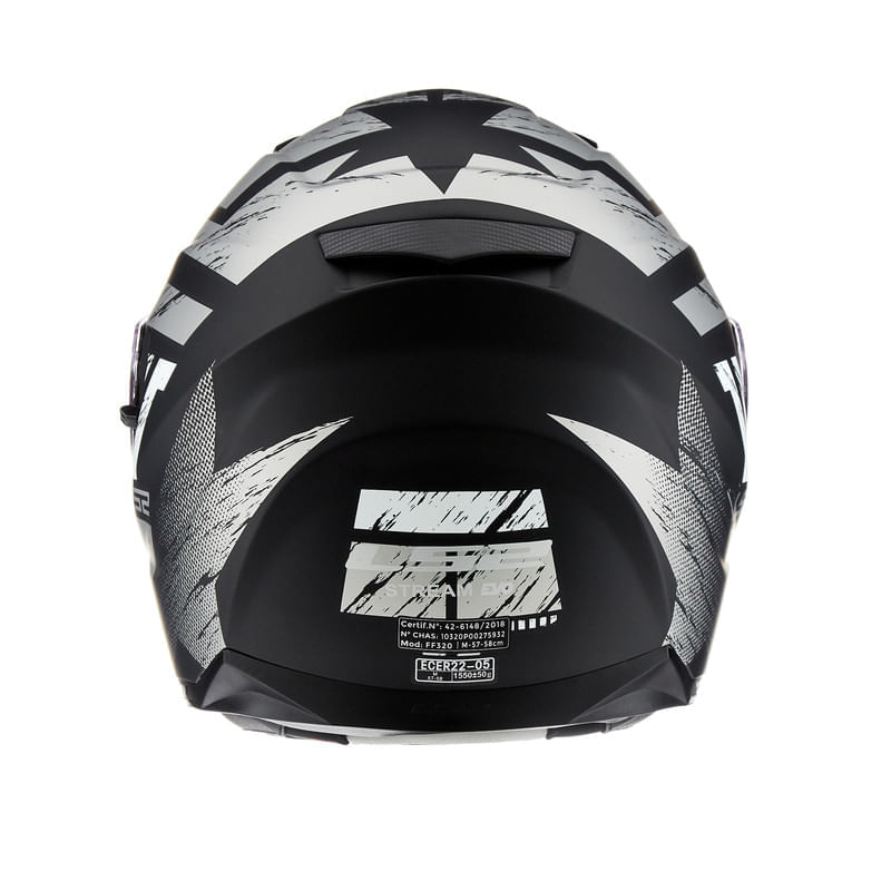 Casco LS2 320 Stream Hunter Gris / Negro / Mate