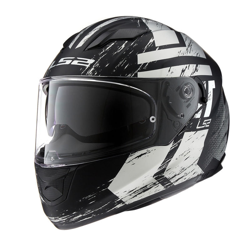 Casco LS2 320 Stream Hunter Gris / Negro / Mate