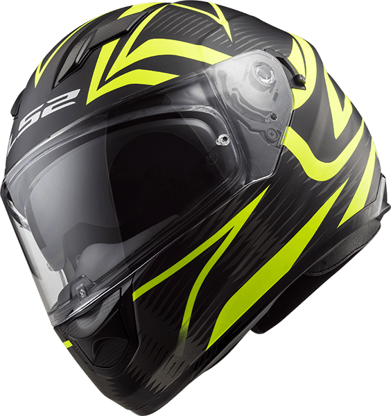 Casco LS2 320 Stream Evo Jink Amarillo / Negro / Mate