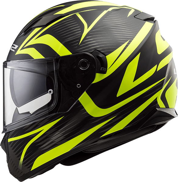 Casco LS2 320 Stream Evo Jink Amarillo / Negro / Mate