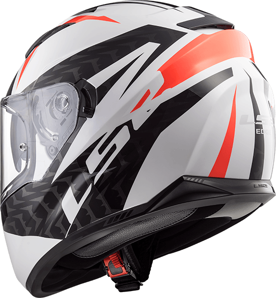 Casco LS2 320 Stream Commander Blanco / Negro / Brillo