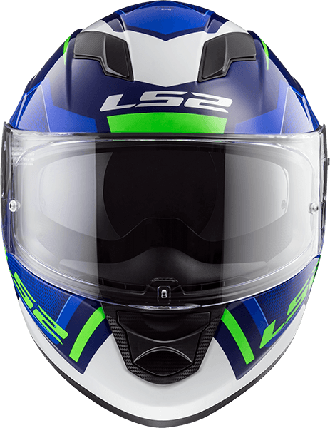 Casco LS2 320 Stream Axis Azul / Blanco / Brillo