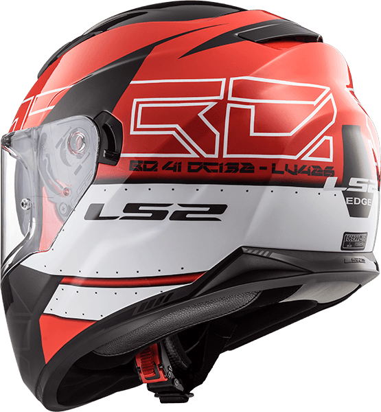 Casco LS2 320 Stream Kub Negro / Rojo / Brillo