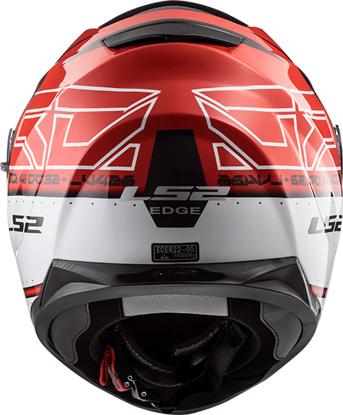 Casco LS2 320 Stream Kub Negro / Rojo / Brillo