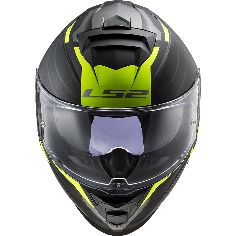 Casco LS2 800 Storm Nerve Amarillo / Negro / Mate