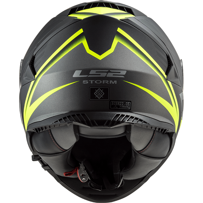 Casco LS2 800 Storm Nerve Amarillo / Negro / Mate