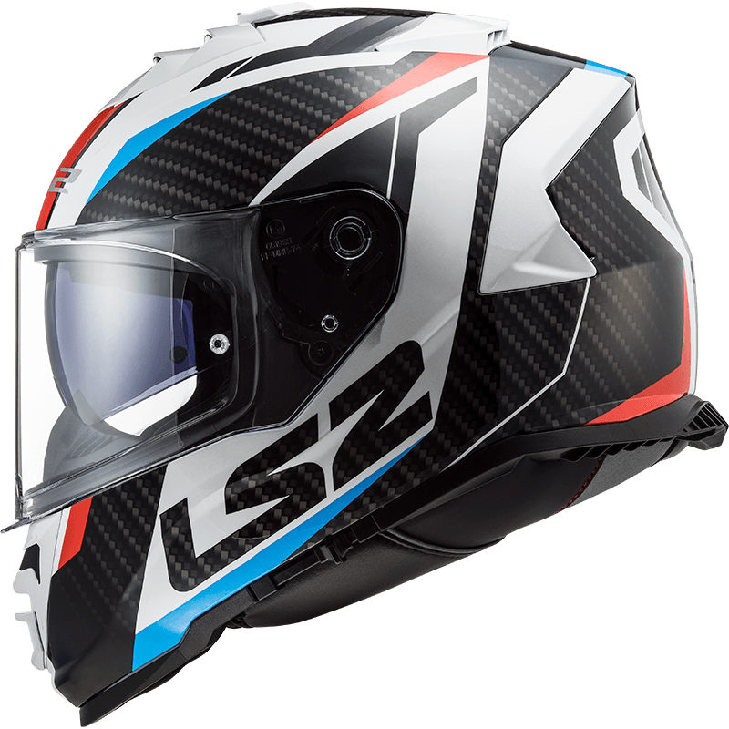 Casco LS2 800 Storm Racer Azul / Rojo / Brillo