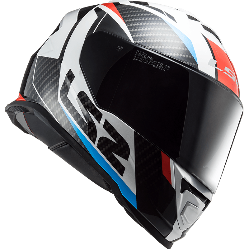 Casco LS2 800 Storm Racer Azul / Rojo / Brillo