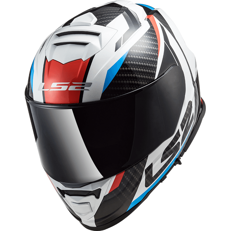 Casco LS2 800 Storm Racer Azul / Rojo / Brillo