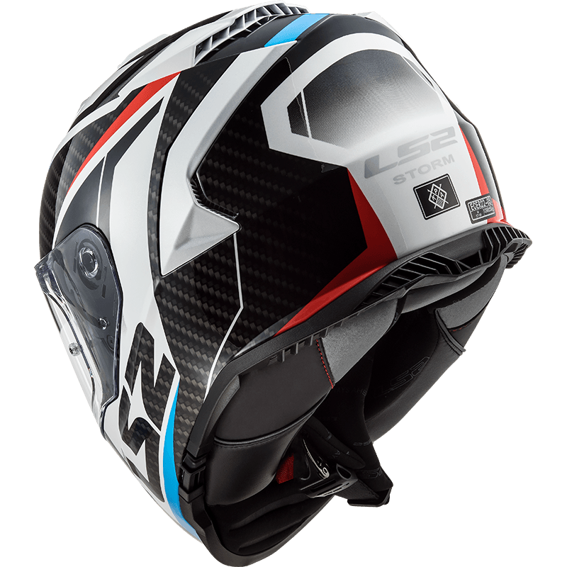 Casco LS2 800 Storm Racer Azul / Rojo / Brillo