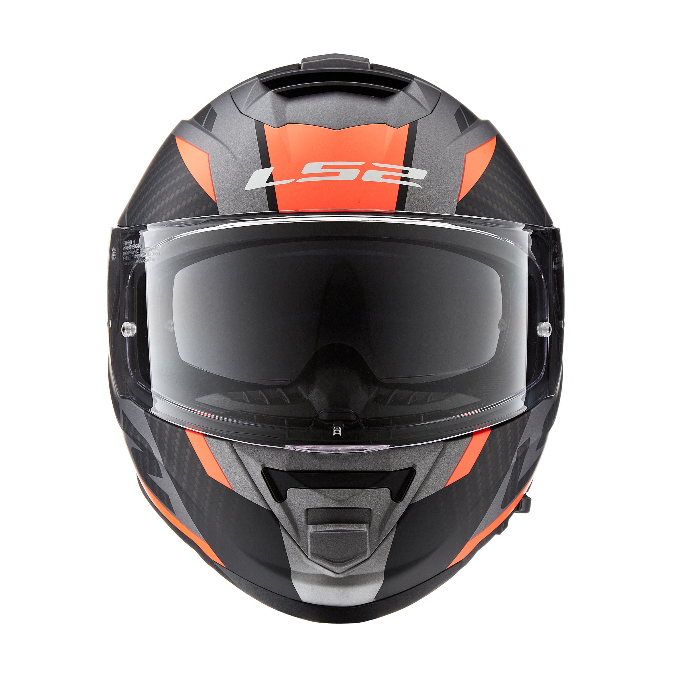 Casco LS2 800 Storm Racer Naranja / Negro / Mate