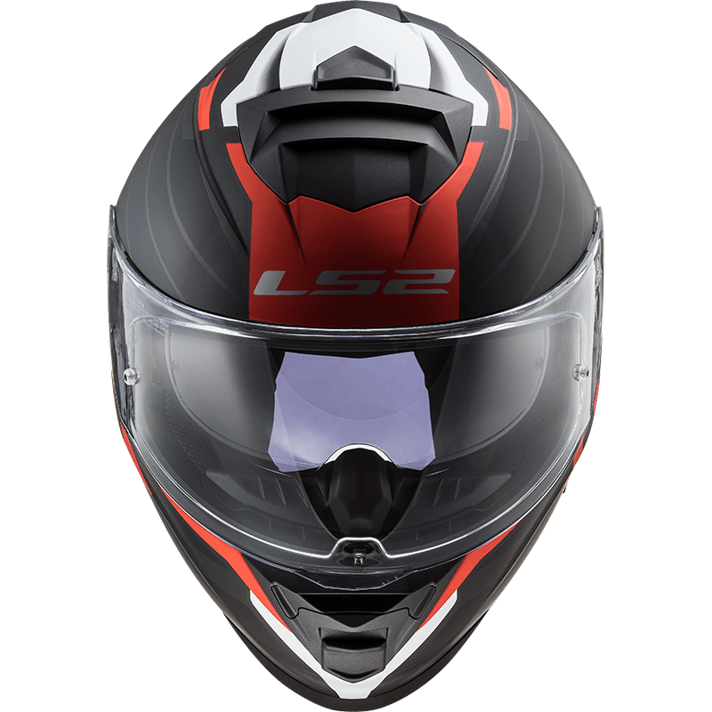 Casco LS2 800 Storm Nerve Negro / Rojo / Mate