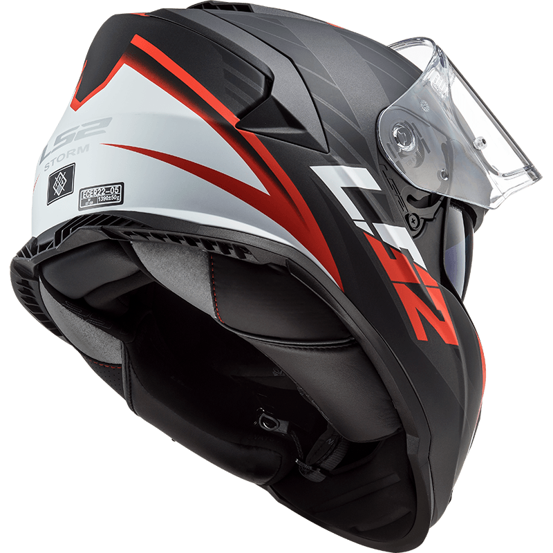 Casco LS2 800 Storm Nerve Negro / Rojo / Mate