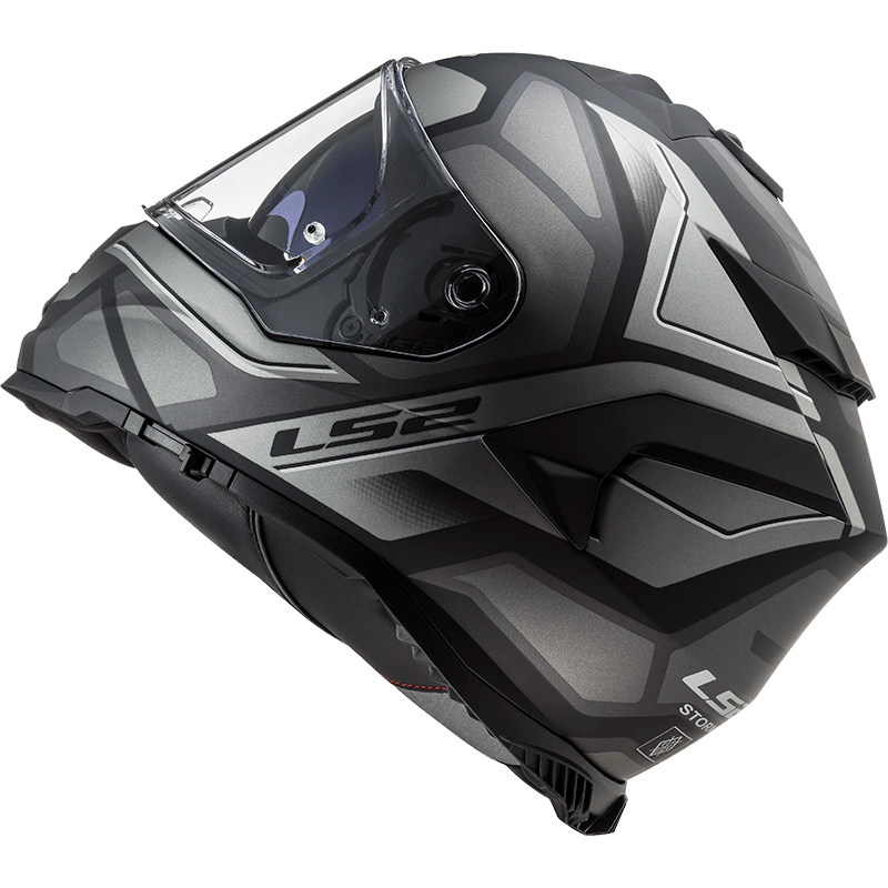 Casco LS2 800 Storm Solid Titanium / Mate