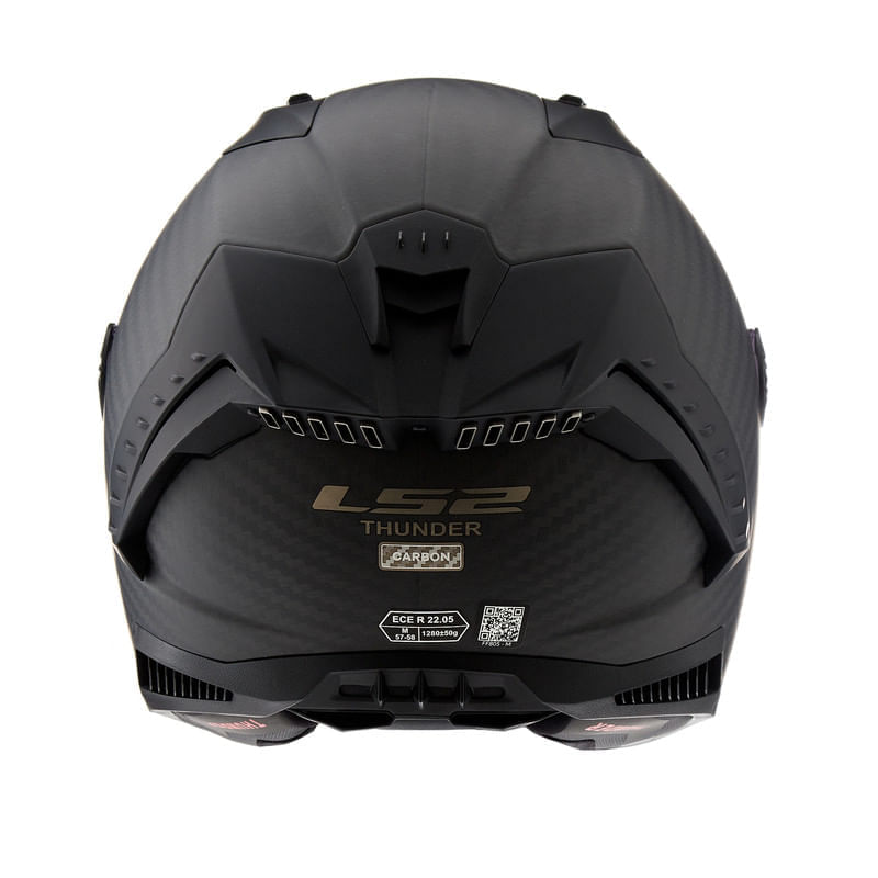 Casco LS2 805 Thunder Carbono Solid Negro / Mate