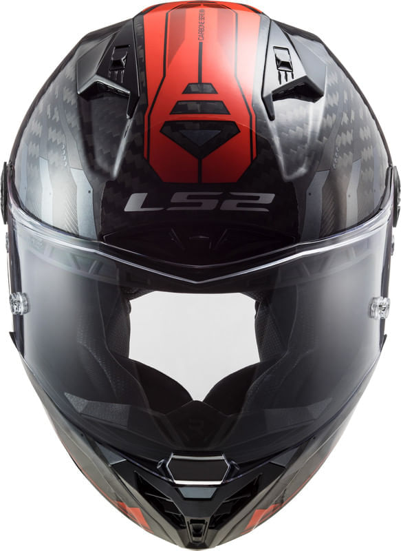 Casco LS2 805 Thunder Sputnik Negro / Rojo / Brillo