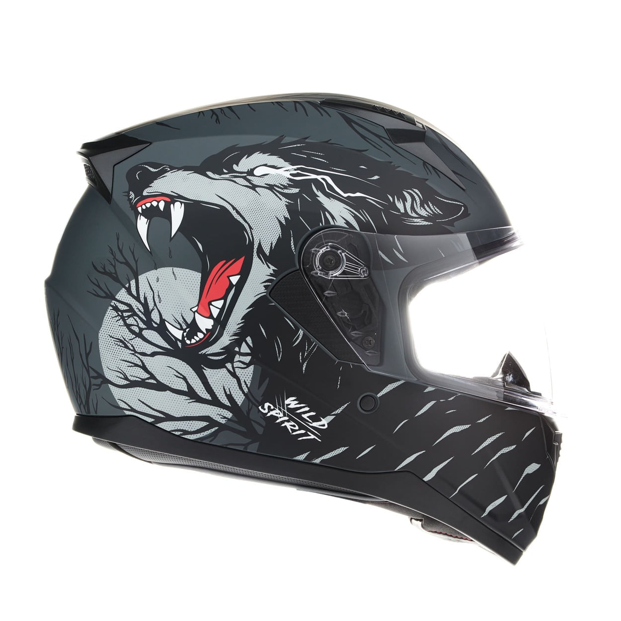 Casco MAC 067 Bass Edición Limitada Negro / Rojo / Mate