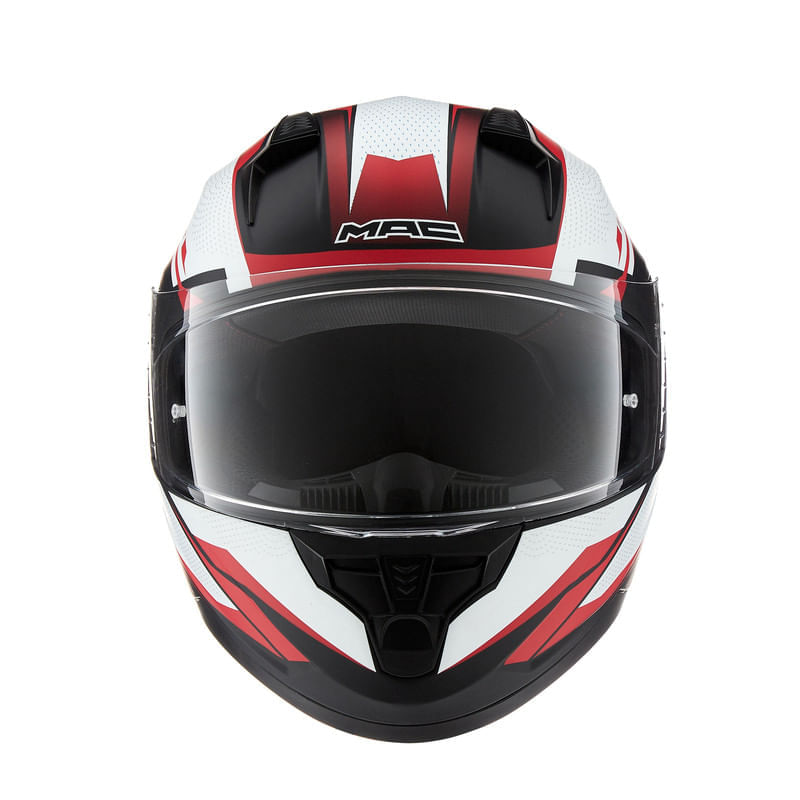 Casco MAC 067 Bass Zeppelin Blanco / Negro / Mate
