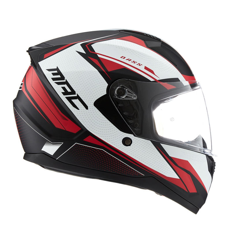 Casco MAC 067 Bass Zeppelin Blanco / Negro / Mate