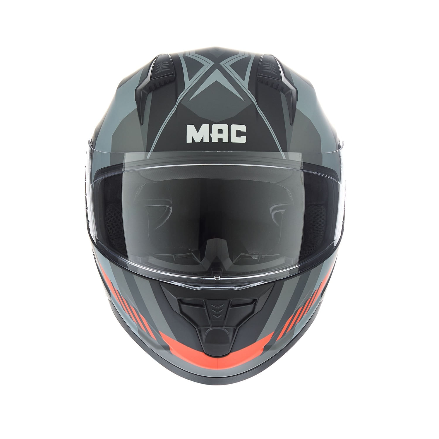 Casco MAC 067 Bass Weez Gris / Negro / Mate