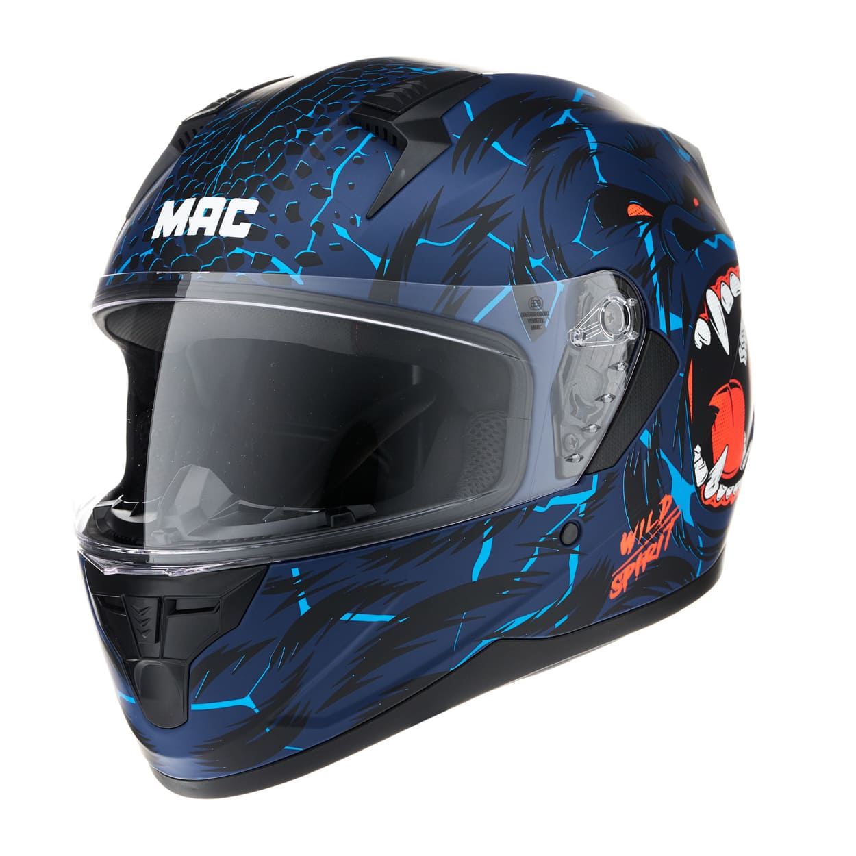 Casco MAC 067 Bass Edición Limitada Negro / Rojo / Mate