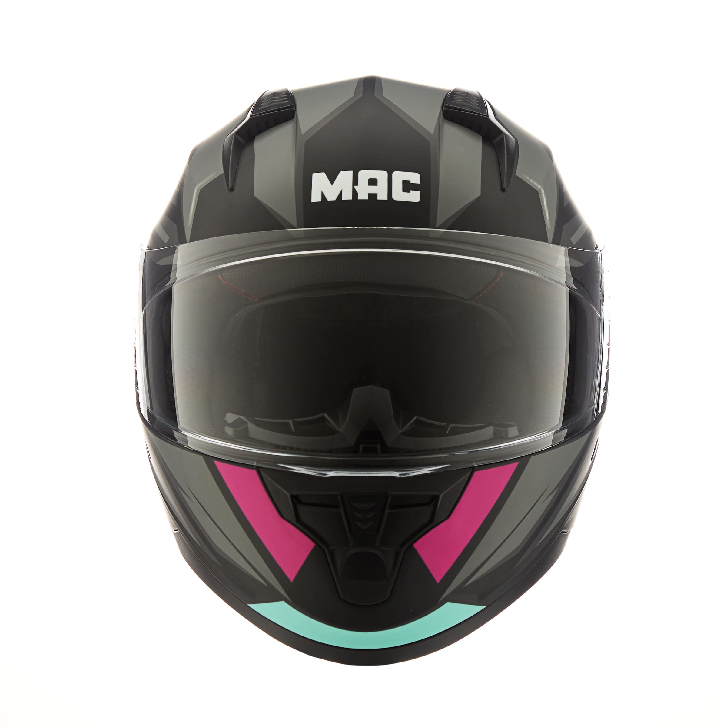 Casco MAC 067 Bass Taylor Gris / Rosa / Mate