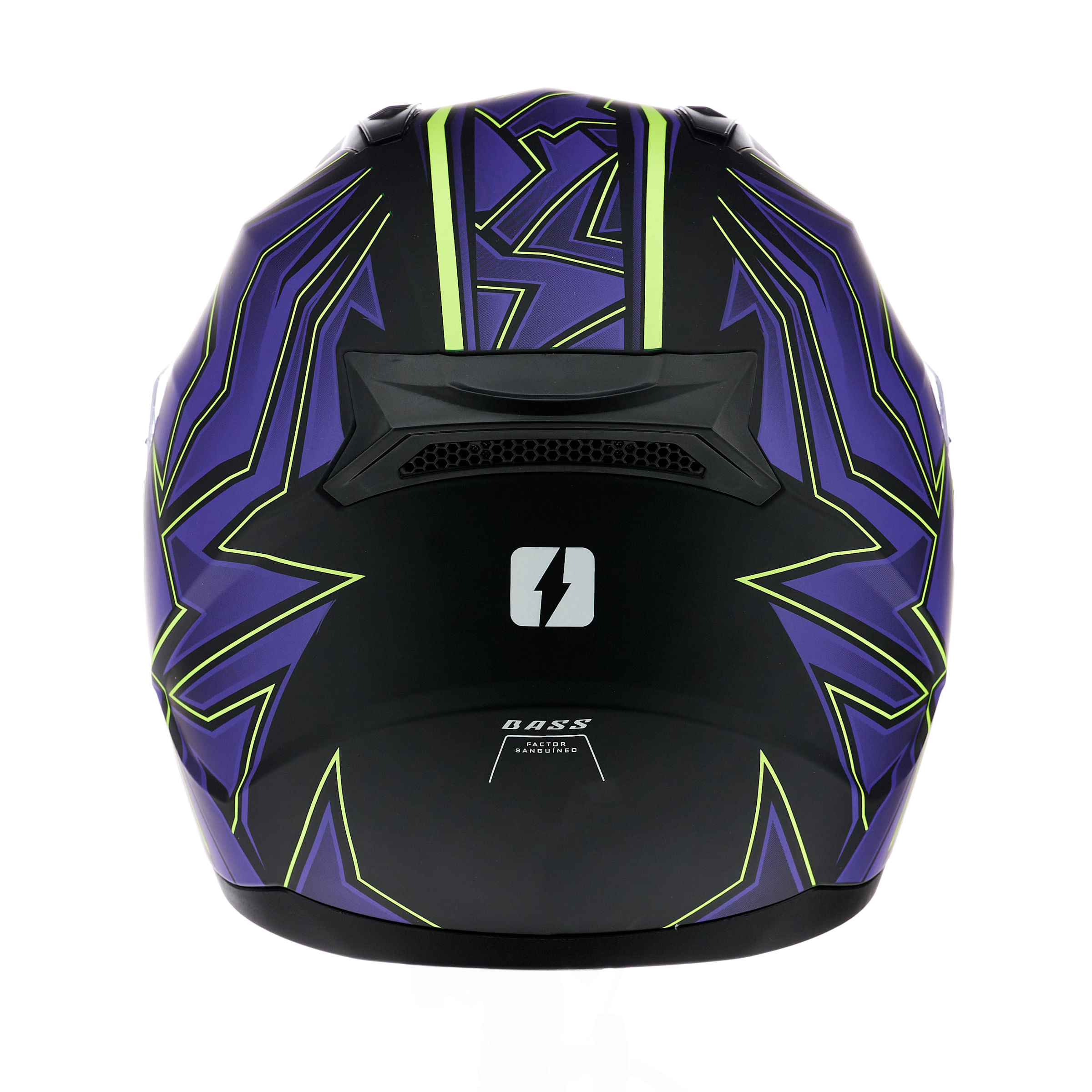 Casco MAC 067 Bass Kinks Negro / Violeta / Mate