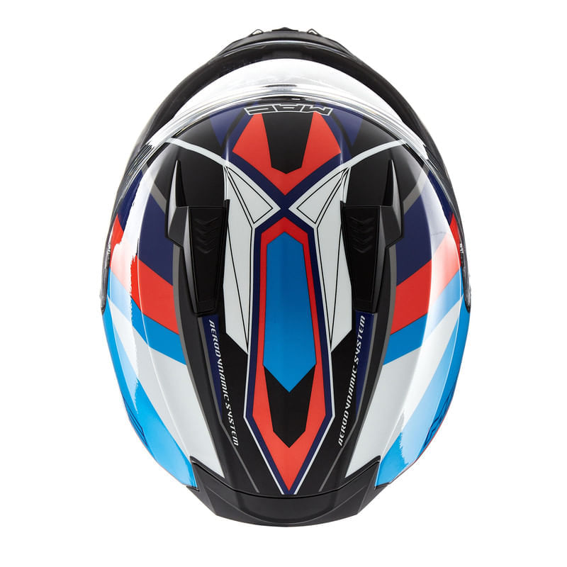 Casco MAC 067 Bass Nirvana Azul / Negro / Brillo