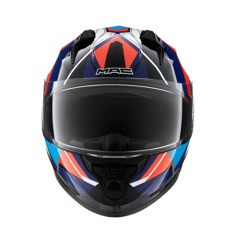Casco MAC 067 Bass Nirvana Azul / Negro / Brillo