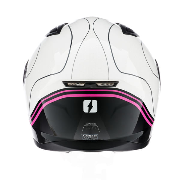 Casco MAC 825 Speed Amy Blanco / Brillo