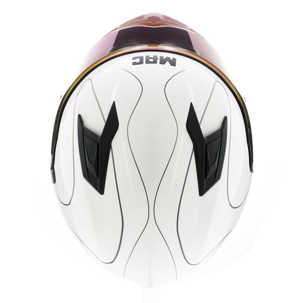 Casco MAC 825 Speed Amy Blanco / Brillo