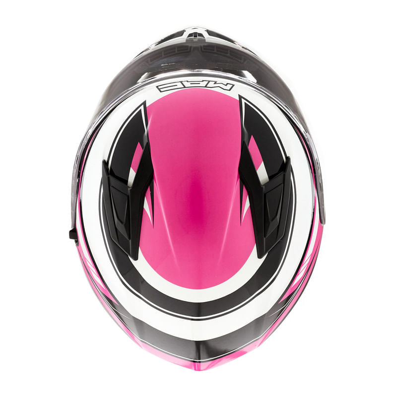 Casco MAC 825 Speed 2.0 Apex Blanco / Fucsia / Brillo