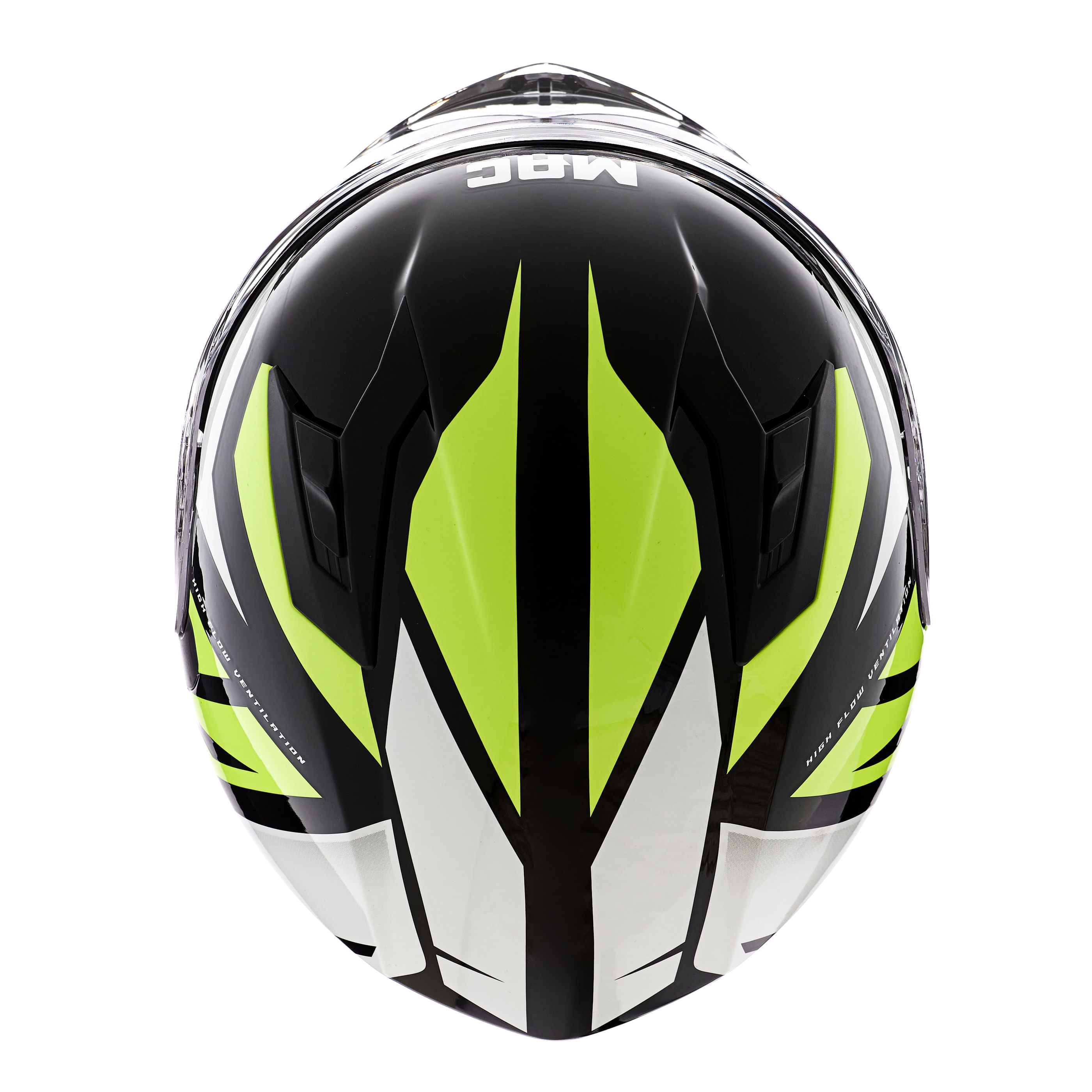 Casco MAC 825 Speed Joy Amarillo / Negro / Brillo