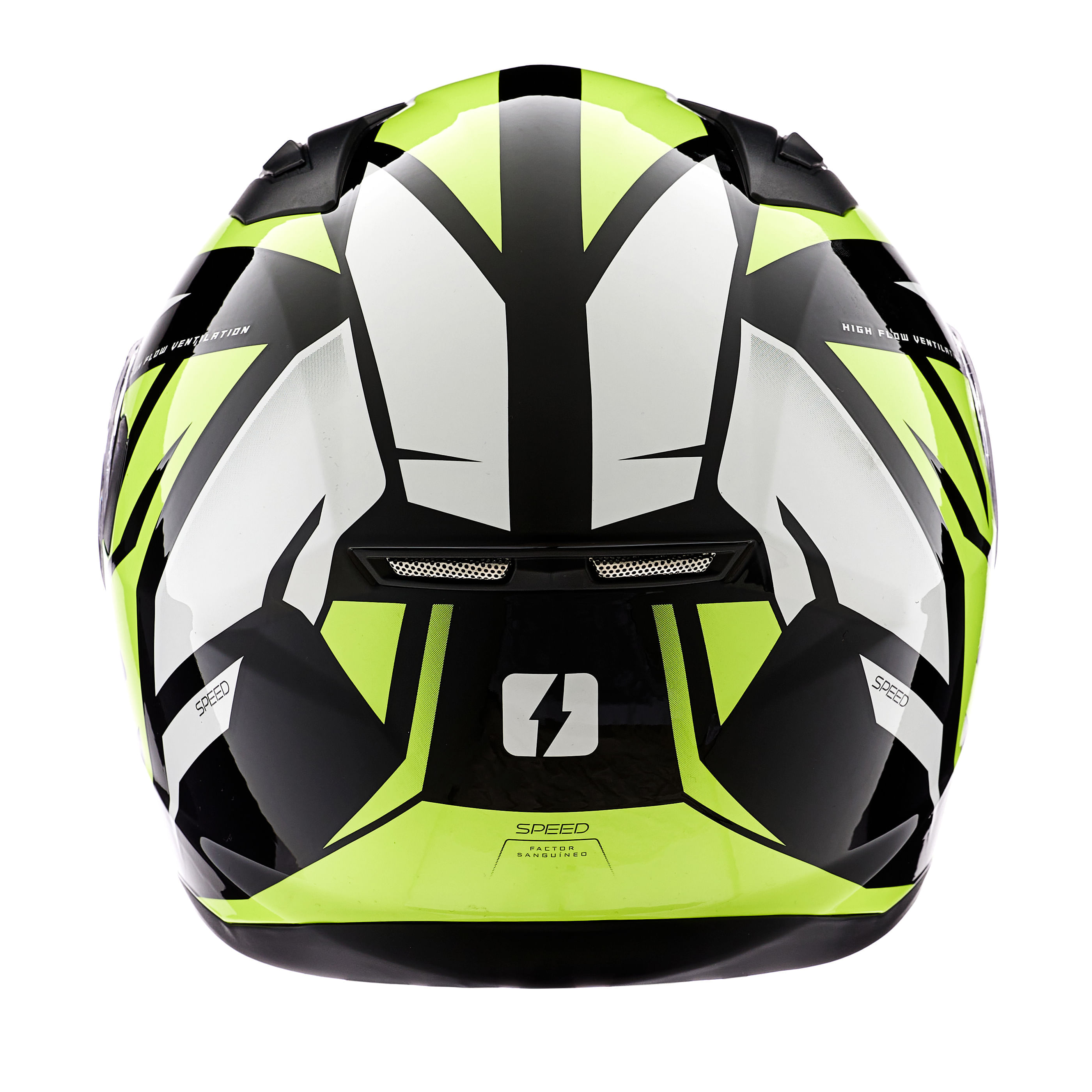 Casco MAC 825 Speed Joy Amarillo / Negro / Brillo